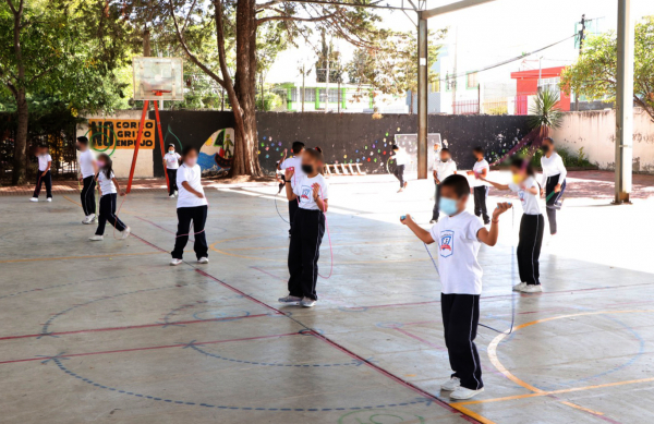 Organiza SEP rutinas de activación física en escuelas de Educación Obligatoria