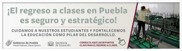 El regreso a clases en Puebla